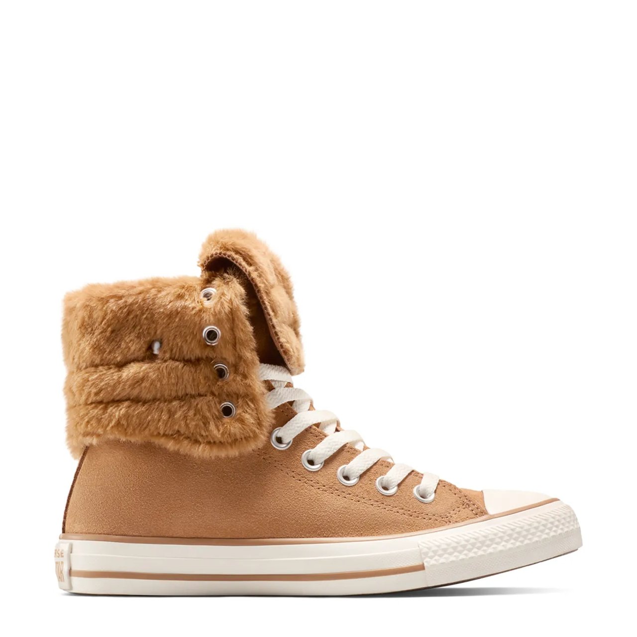 Women's CTAS Platform Hi Faux Fur Sneaker