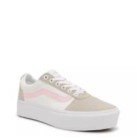 Women's Ward Platform Sneaker COLOUR BLOCK BEIGE SUEDE view