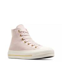 Women's Chuck Taylor All Star Lift Platform Tailored Lines High Top Sneaker FLUSH STONE/EGRET/GOLD view