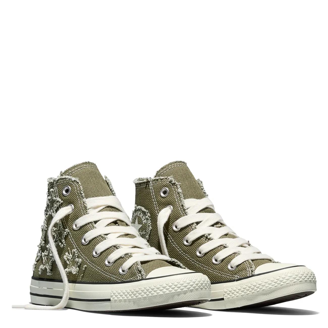 Women's Chuck Taylor All Star Distressed Starts Hi High Top Sneaker