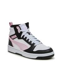 Women's Rebound V6 Basketball Court Sneaker WHITE view