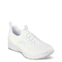 Women's Skech-Air Dynamight Perfect Steps Sneaker WHITE/METALLIC SILVER view