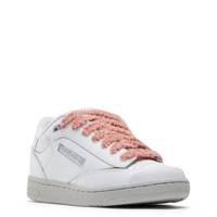 Women's Club C Bulc Court Shoe WHITE/WHITE/DUSK PURPLE view