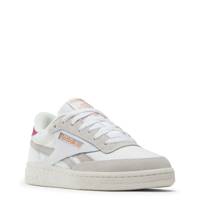Women's Club C Revenge Sneaker WHITE/VERY BERRY/HAZY GREY view