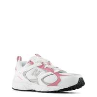 Unisex 408 Sneaker WHITE/SILVER METALLIC/PINK view