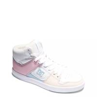 Women's Cure Hi Top Sneaker WHITE/PINK/BLUE LEATHER view