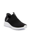 Women's Hands Free Slip-Ins Ultra Flex 3.0 Smooth Step Sneaker Black/White view
