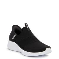 Women's Hands Free Slip-Ins Ultra Flex 3.0 Smooth Step Sneaker Black/White view