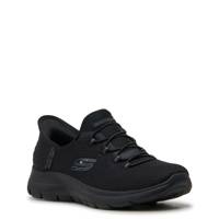 Women's Hands Free Slip-ins Summits Diamond Dream Sneaker BLACK view