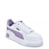 Women's Carina Street Sneaker WHITE/PALE PLUM/SILVER LEATHER view