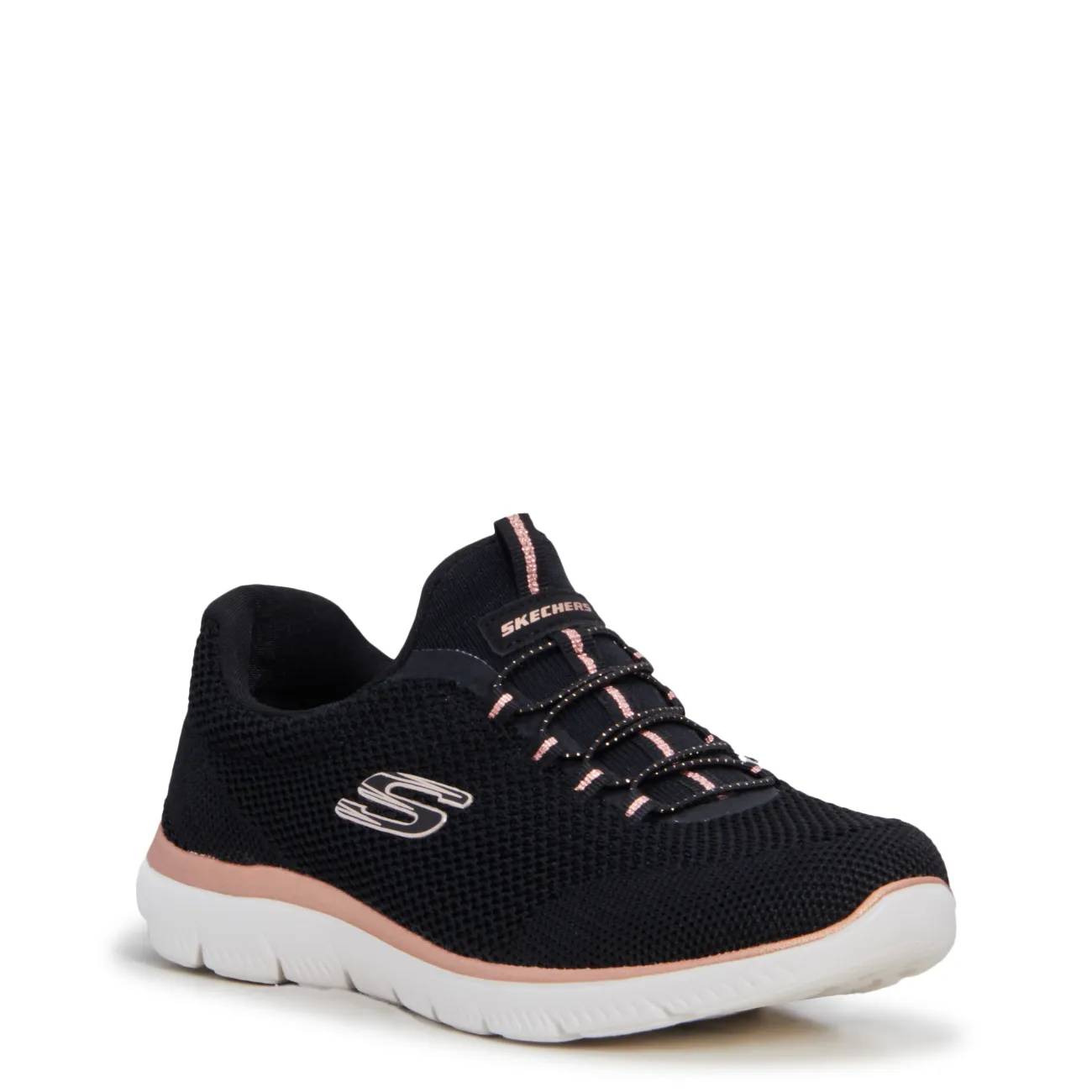 Skechers Women's Summits - Cool Classic Slip-On Sneaker Wide