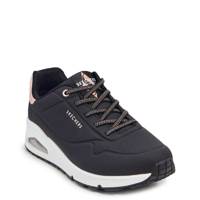 Women's Uno Shimmer Away Wide Sneaker Black view
