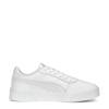 Women's Carina 2.0 Wide Width Sneaker PUMA WHITE/SILVER view