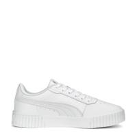 Women's Carina 2.0 Wide Width Sneaker PUMA WHITE/SILVER view