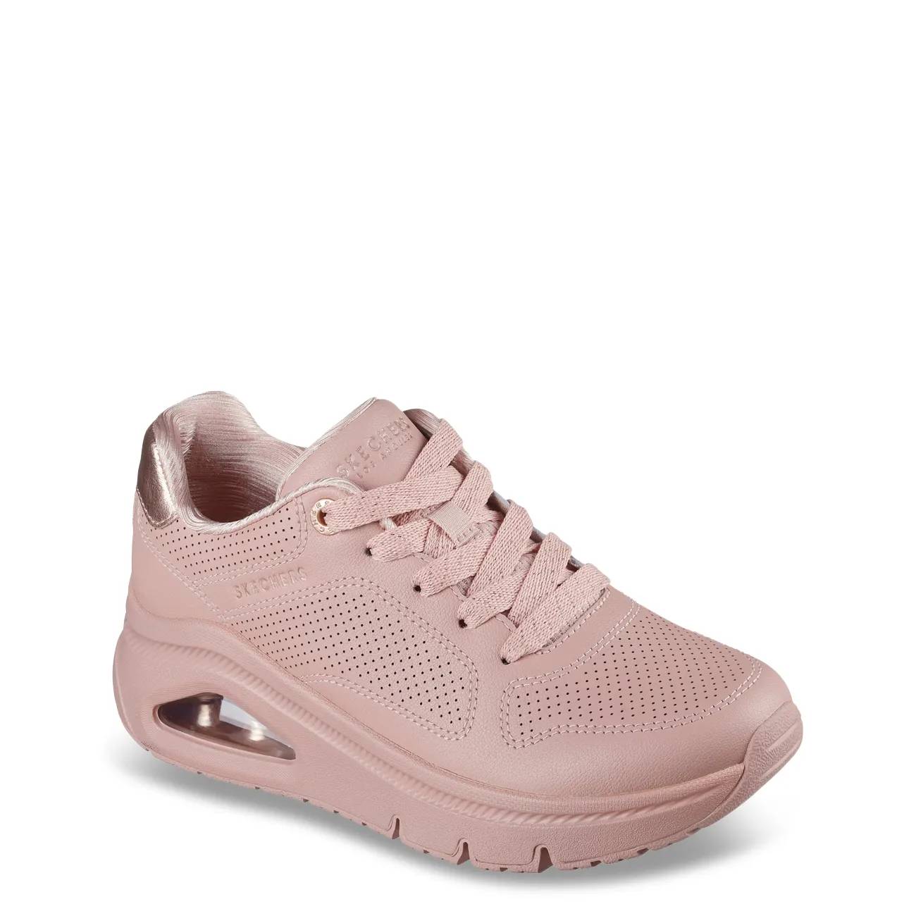 Skechers Women's Street Premium Leather UNO Icon Idolized Air Sneaker