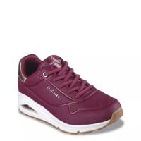 Women's Uno Shimmer Away Wide Sneaker BURGUNDY view