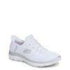 Women's Hands Free Slip-ins Summits Diamond Dream Sneaker White/Silver view