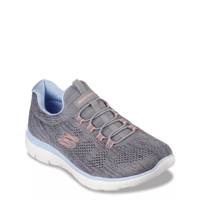 Women's Summits - Cool Classic Slip-On Sneaker GREY/MULTI view