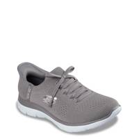 Women's Hands Free Slip-Ins Summits New Daily Sneaker GREY view