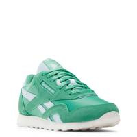 Women's Classic Nylon Sneaker UPGRADE GREEN view
