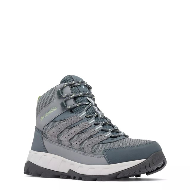Columbia Strata Trail Mid Waterproof - Scarponcini Escursionismo Uomo - City Grey Savory - 43 EU - 2