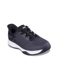 Women's Hands Free Slip-ins® Relaxed Fit®: Viper Court Reload Pickleball Sneaker Black/White view