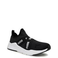 Women's Wired Run Slip-On Running Shoe PUMA BLACK/SILVER view