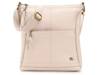 Iris Leather Crossbody Bag White view