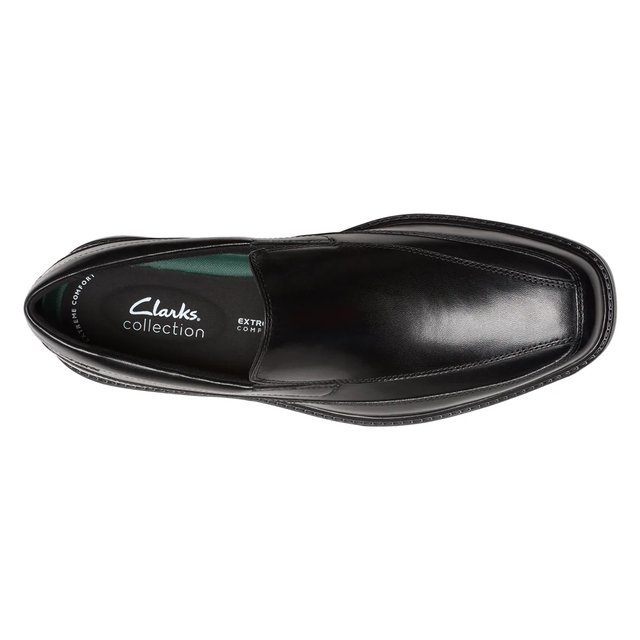 Clarks Cosgrove Free Loafer Men’s SZ 13M Black Leather Slip On Comfort Shoe New Clarks Men main image 2
