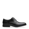 Men's Steadwall Lace Wide Width Oxford BLACK LEATHER view