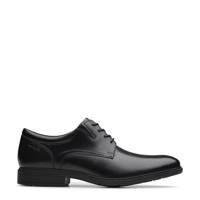 Men's Steadwall Lace Wide Width Oxford BLACK LEATHER view
