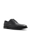Men's Oxford Cap Toe Memory Foam BLACK LEATHER view