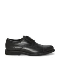 Men's Iggy Oxford Leather Wide Width Cap Toe Dress Shoe BLACK LEATHER view