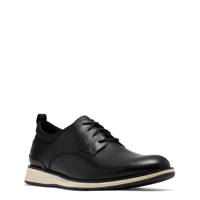 Men's Flex Hybrid Wide Width Oxford BLACK LEATHER WIDE view