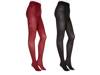 Opaque Women's Tights - 2 Pack Black/Red view