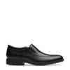 Men's Steadwell Step Wide Width Slip-On BLACK LEATHER view