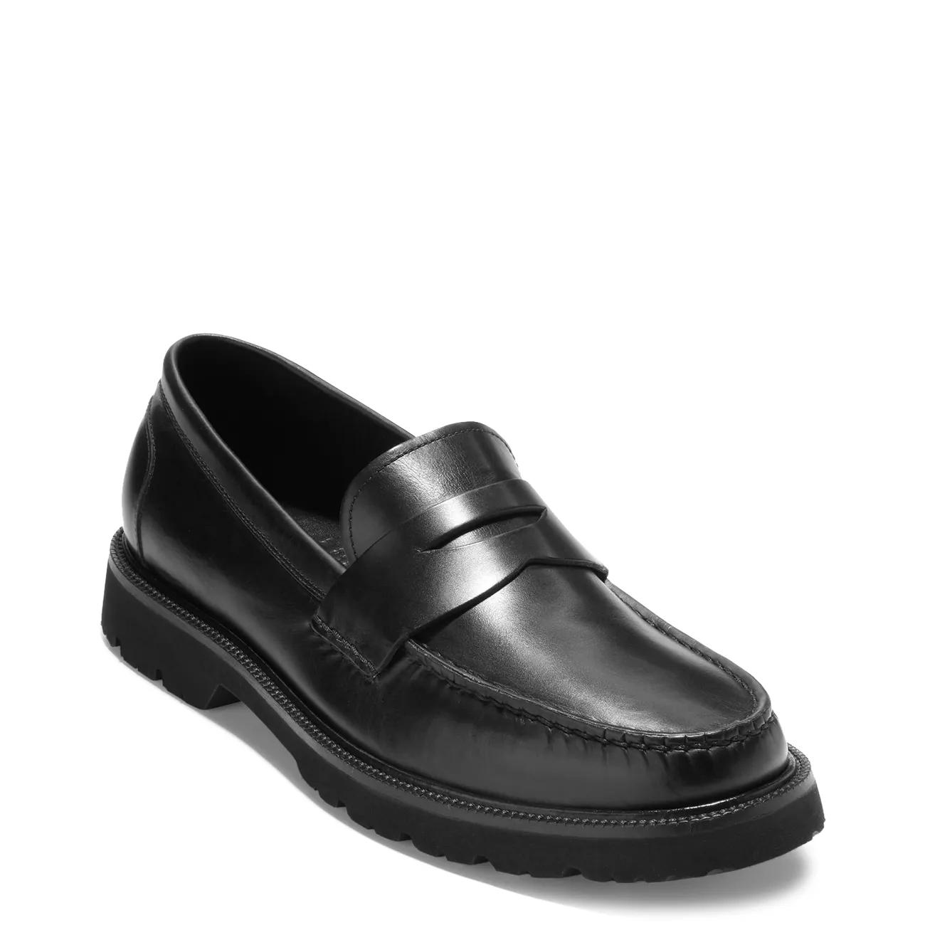 Mocassins Cole Haan Country Penny - Cuir Noir Taille 10M - Occasion