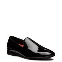 Haigen Rhinestone Loafer Black Patent view