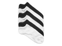 Women's No Show Liners - 6 Pack Black/White view