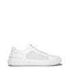 Hollows Sneaker by Skechers White Leather view