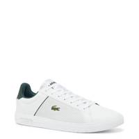 UK Sizing Men's Lite Base Perf Court Sneaker WHITE/DARK GREEN LEATHER view