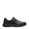 Men's Craftwell Wide Width Lace Shoe BLACK LEATHER WIDE view
