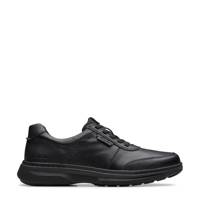 Men's Craftwell Wide Width Lace Shoe BLACK LEATHER WIDE view