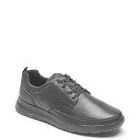 Cayden Plain Toe Sneaker BLACK WIDE LEATHER view