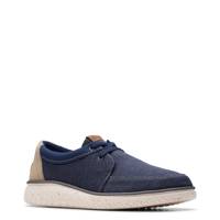 Men's Relaxlite Lace Boat Shoe NAVY COMBI TEXTILE view