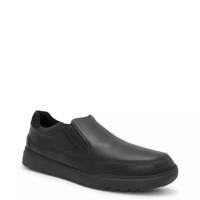 Bronson Wide Width Slip-On Shoe BLACK LEATHER WIDE view