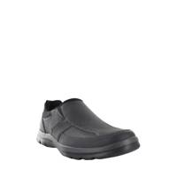 Men's Get Your Kicks Slip-Ons Wide BLACK LEATHER WIDE view