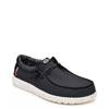 Men's Wally Sport Knit Moc Toe Slip-On Black/White view