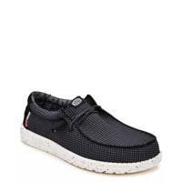 Men's Wally Sport Knit Moc Toe Slip-On Black/White view