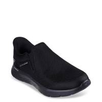 Men's Go Walk Flex Slip In Extra Wide Sneaker BLACK/BLACK view